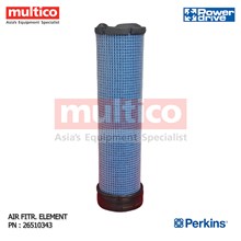 PART NUMBER : 26510343 AIR FILTER ELEMENT INNER PERKINS SPAREPART GENSET